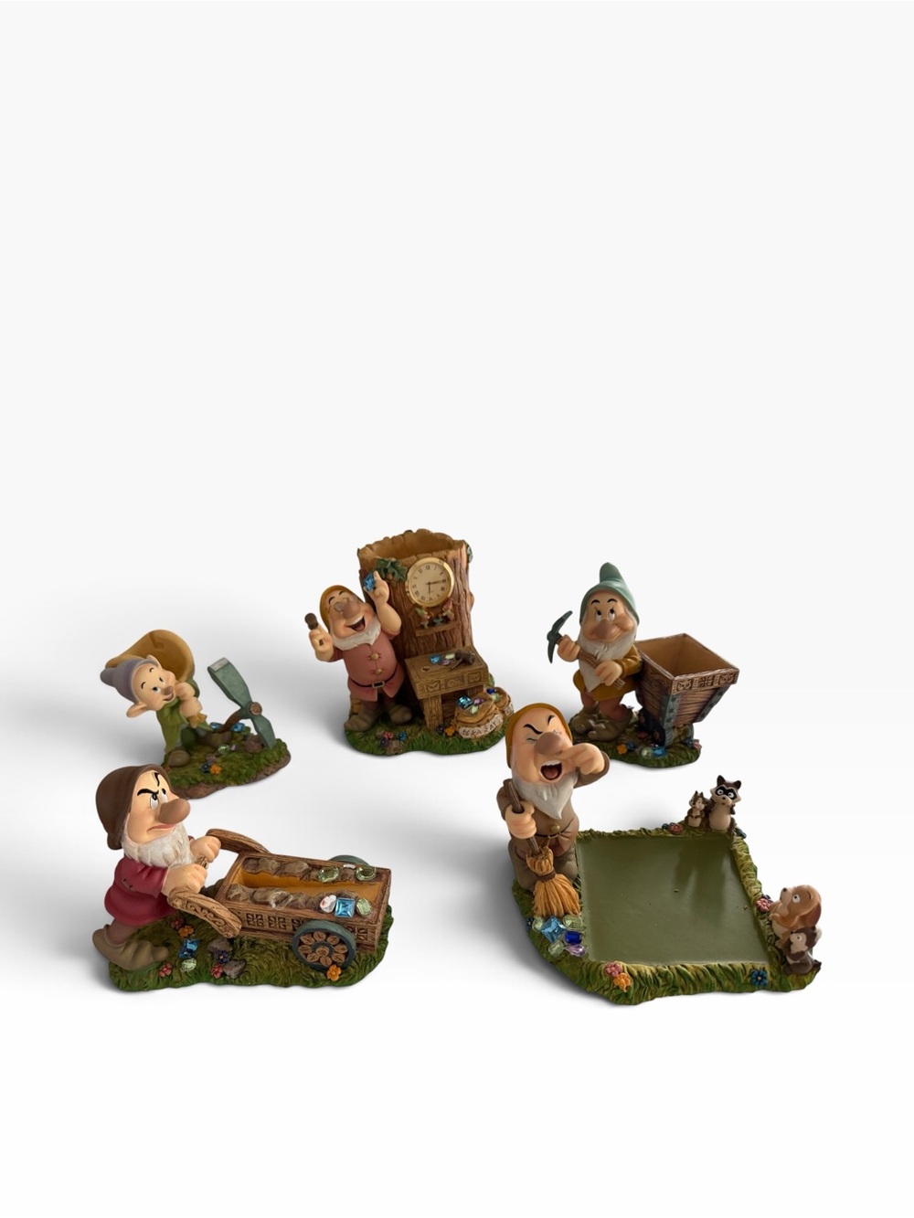 Disney Snow White and the Seven Dwarves 5 Piece Dwarfs Desk Set